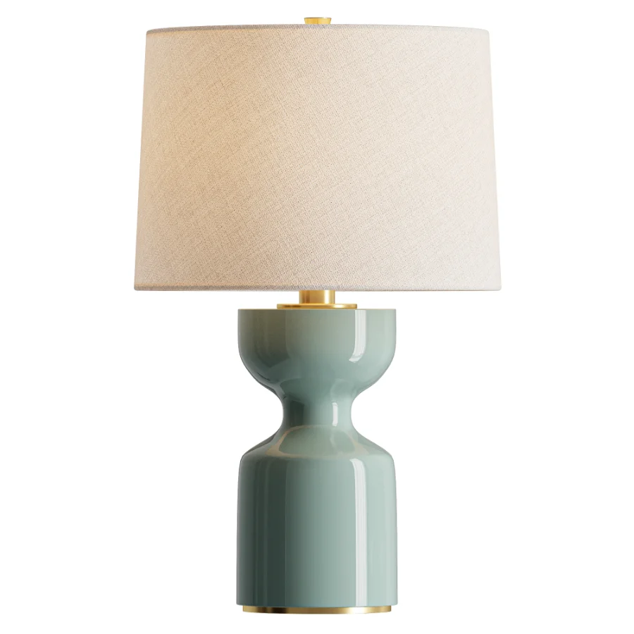 Hudson Valley Locust Grove Porcelain Table Lamp Image 1