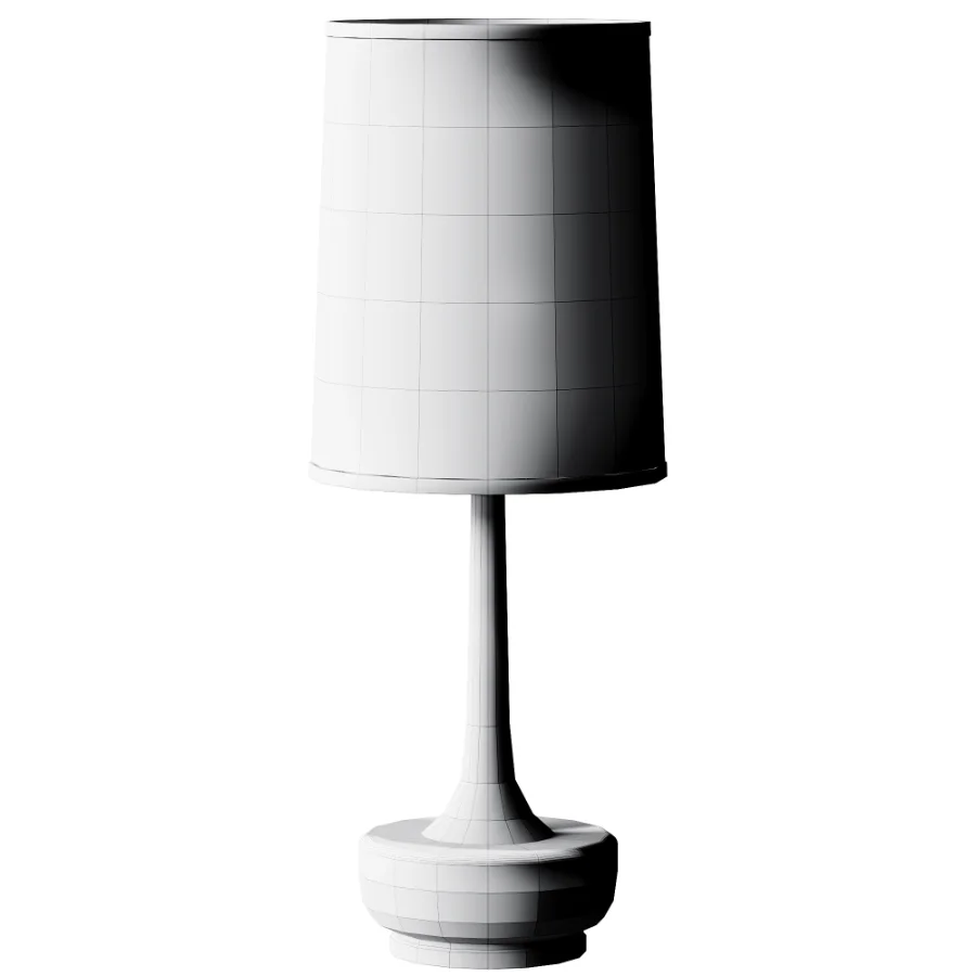 Mid Century Table Lamp Ceramic Image 3