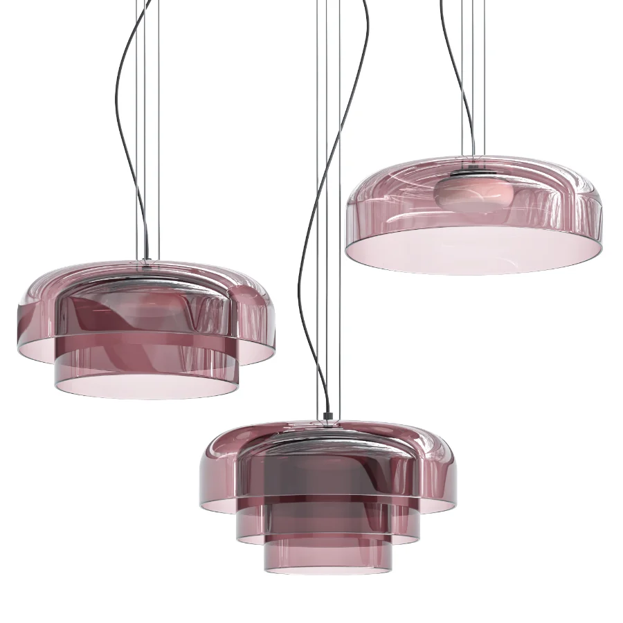 Nordic Designer Creative Medieval Glass Pendant Lights Image 5
