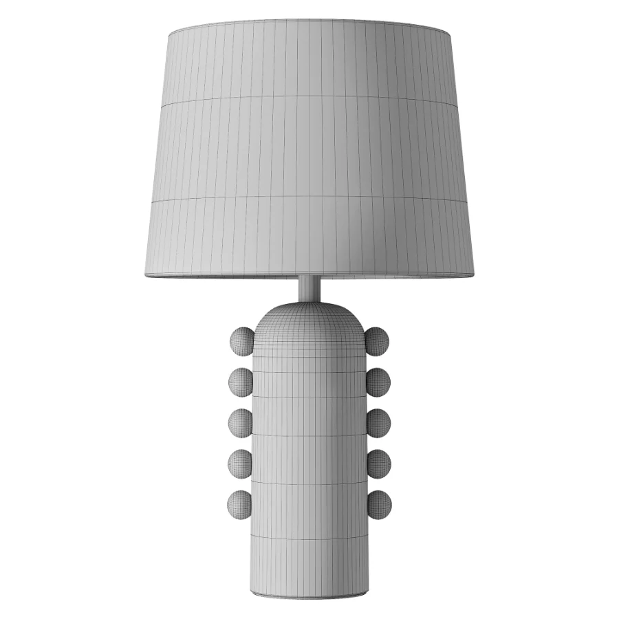 Natural White Table Lamp Image 3