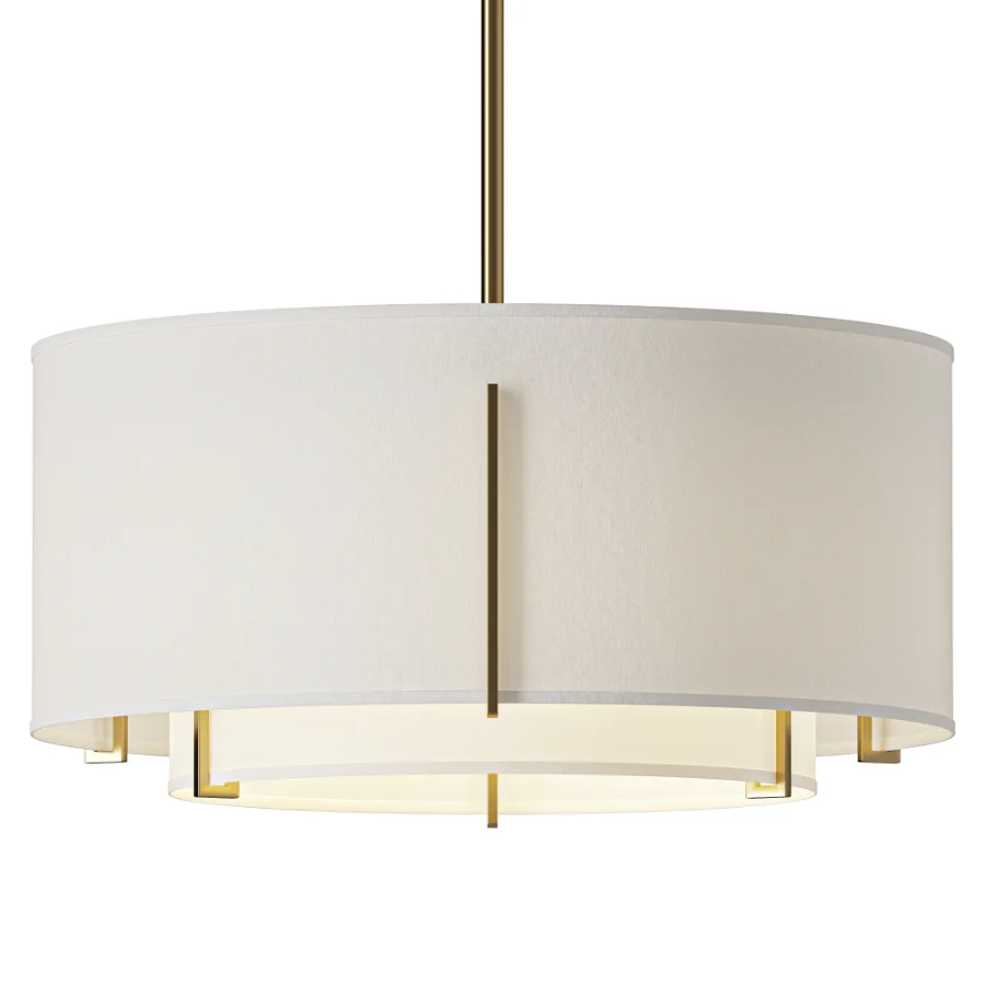 Hubbardton Forge Exos Double Shade Pendant Image 1