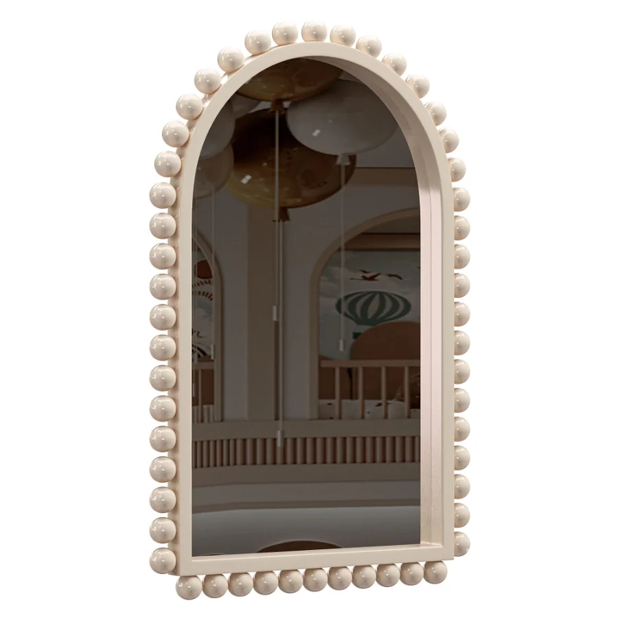 Waltham Solid Wood Arch Mirror Image 1