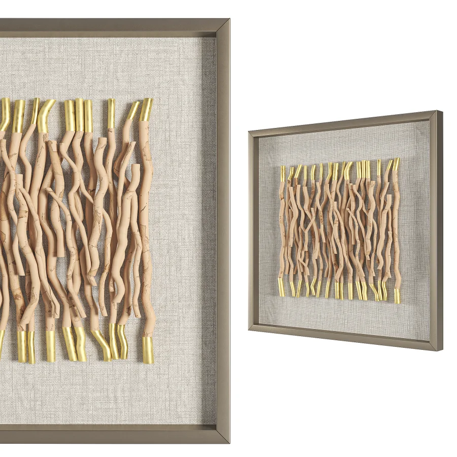 Uttermost Leone Shadow Box Wall Art Image 1