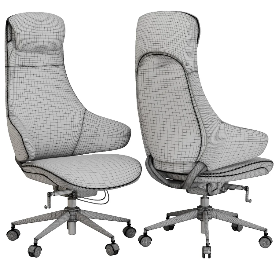 luxury genuine office chair Image 13