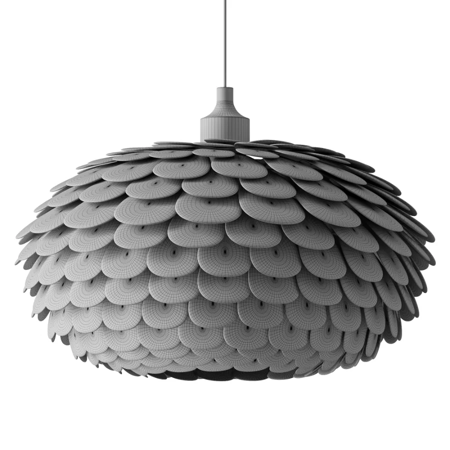 Dekorfine Erges White Acrylic Pendant Image 3