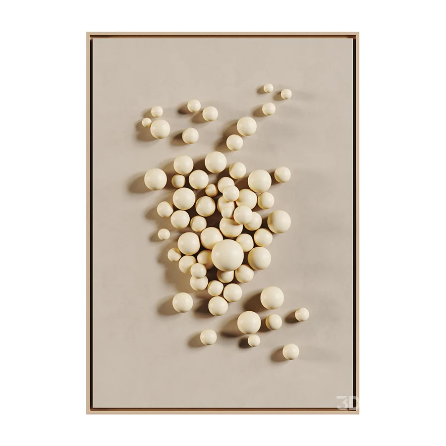 3D Bubble Wall Art Set Image 4