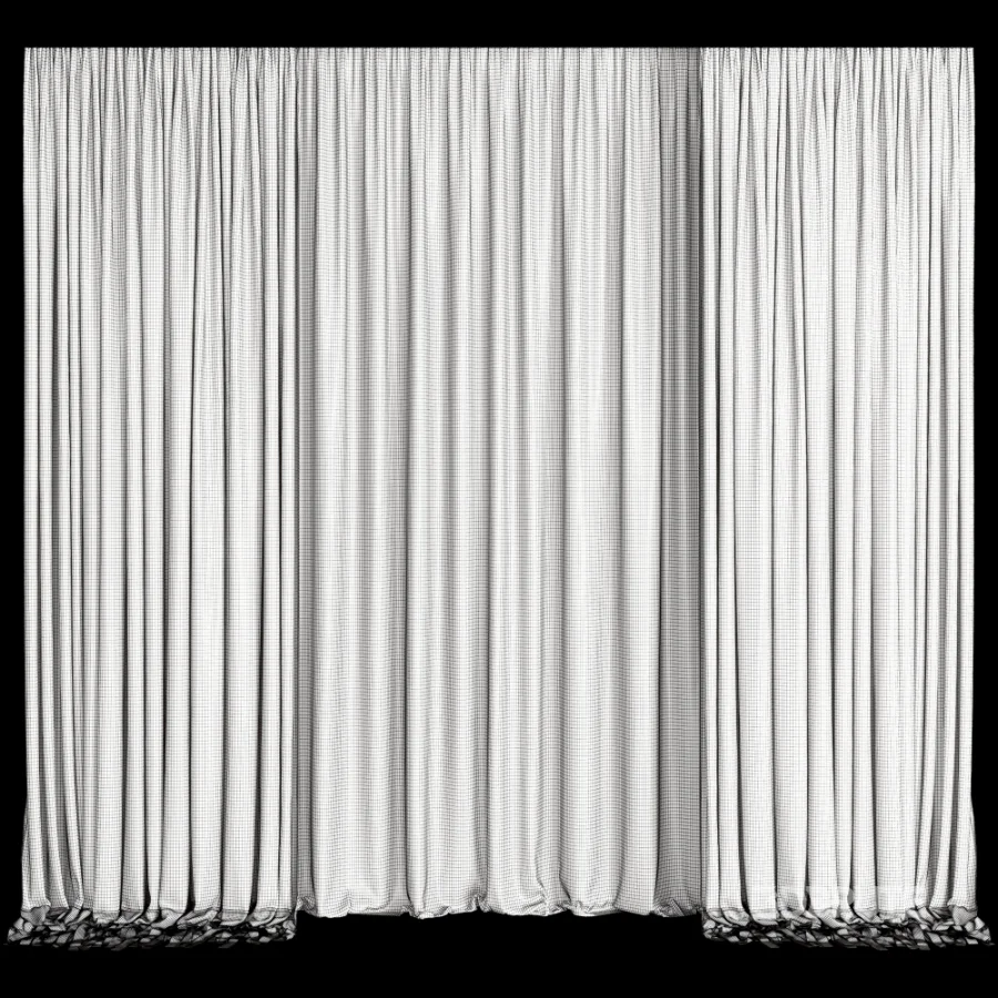 Silk and Cotton Curtain Set 107 Image 4