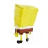 Stylized Yellow Square Cartoon Character Game Ready 3D Model - Thumbnail 4