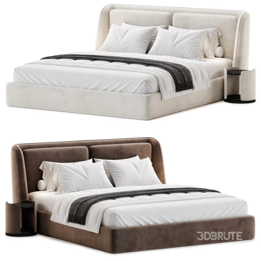 Shell Double Bed by Luzaro Image 1