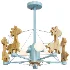 Lovely Deer Wooden Chandelier - Thumbnail 4