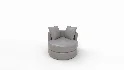 Balboa Upholstered Swivel Armchair - Thumbnail 5