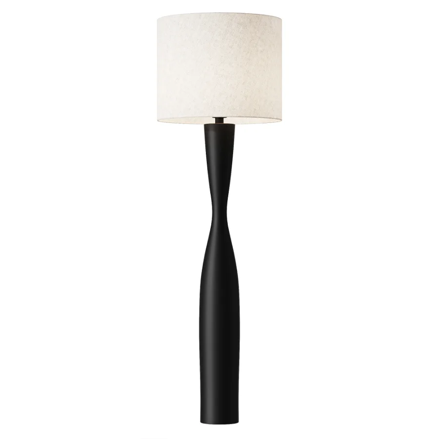 Callum Floor Lamp Base Black Image 2