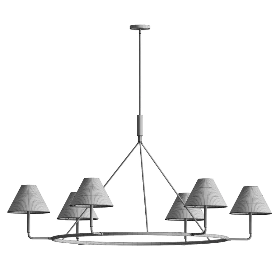 Kensington Metal Round Chandelier Image 3