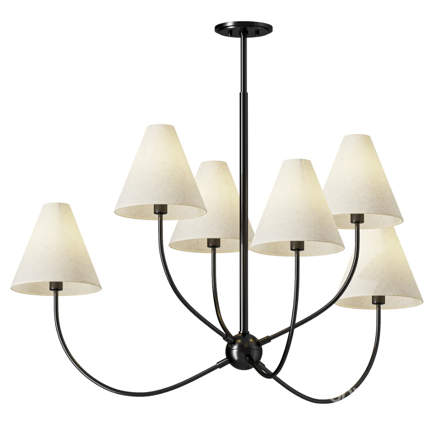 Yara 6 Light Chandelier Image 1