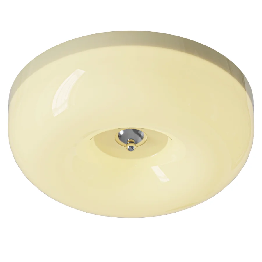 Art Deco Cream Pudding Ceiling Lamp Image 2