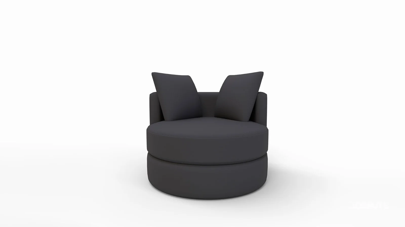 Balboa Upholstered Swivel Armchair Image 3