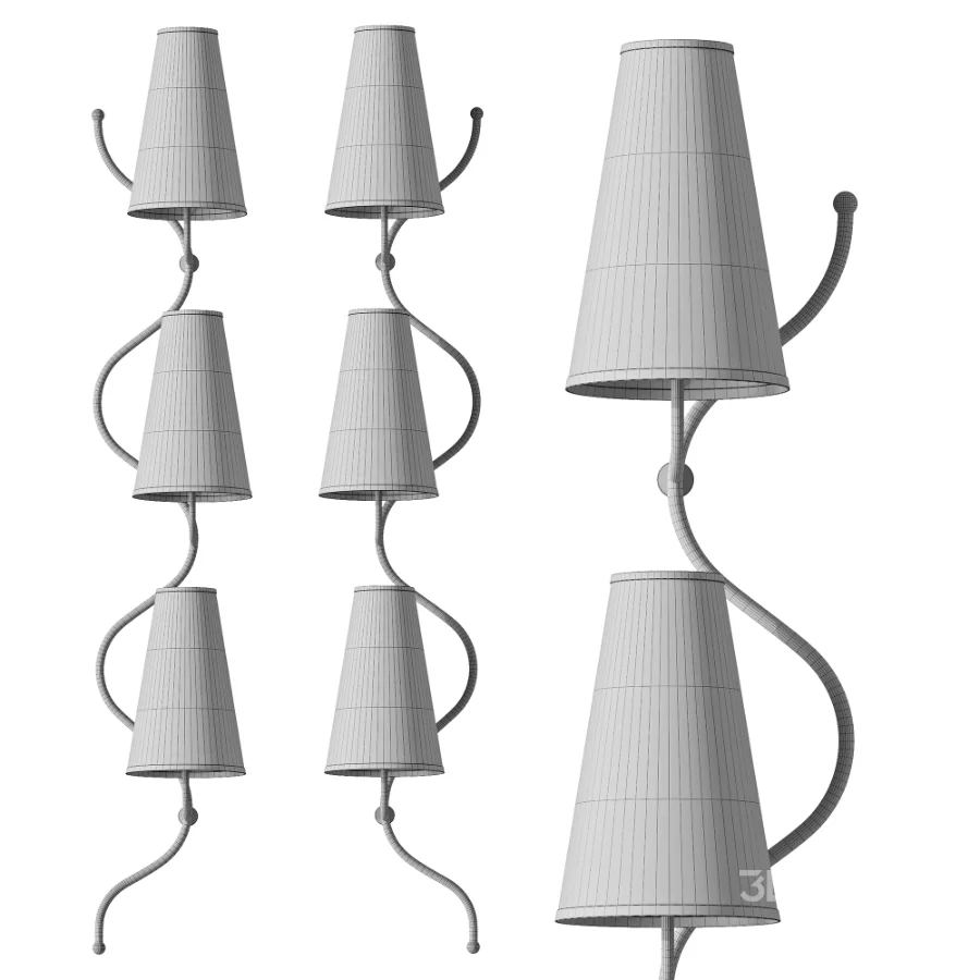 Jean Royere Ondulation Wall Lights Image 4