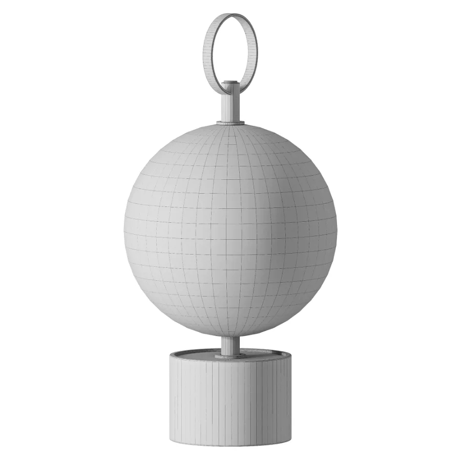 Maytoni Double Moon Black Glass LED Table Lamp Image 2