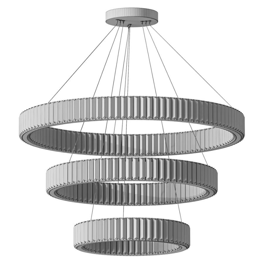 Bertolda Chandeliers 3 tiers Image 3