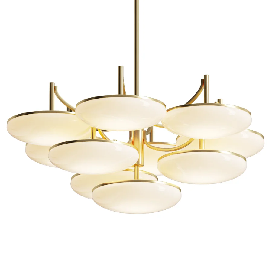 Bregman 10 Light Chandelier Image 1