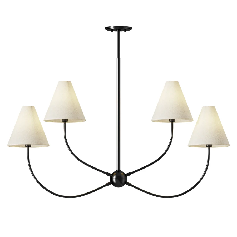 Yara 4 Light Linear Chandelier Image 2
