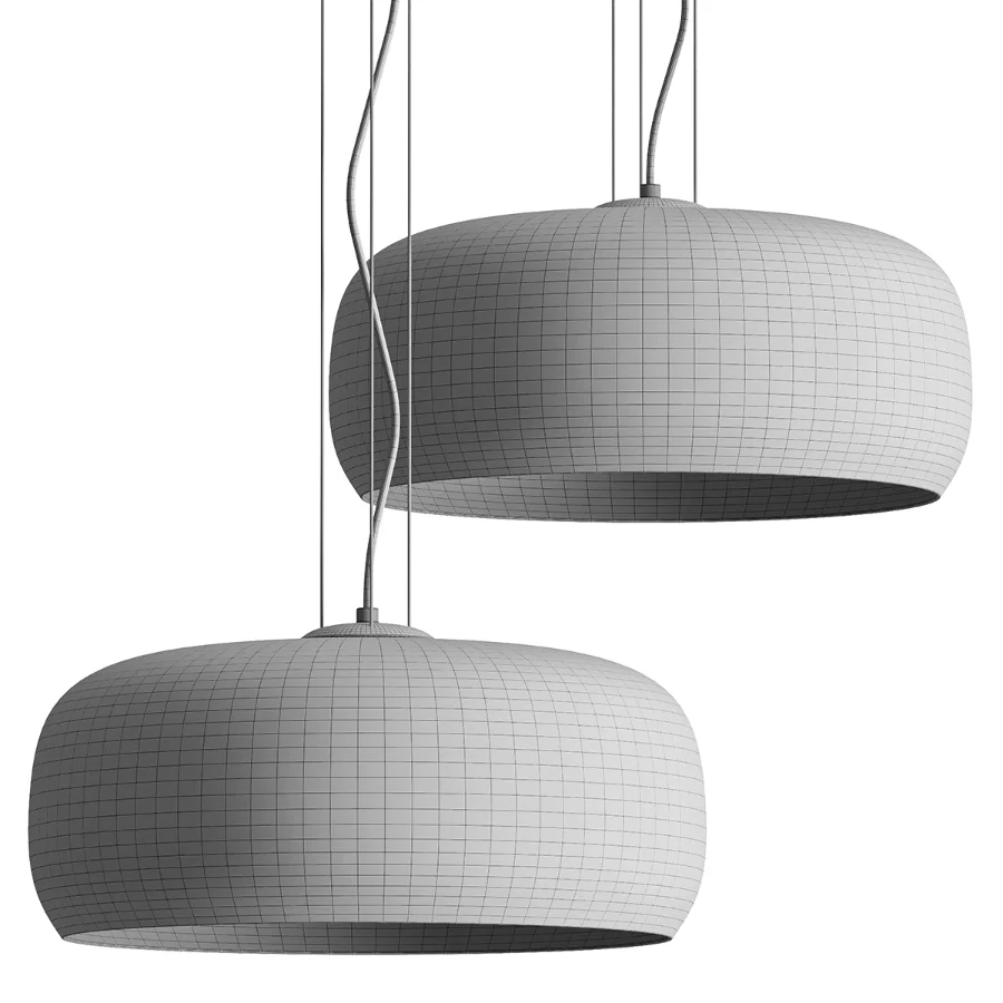 Lunorae Rounded Glass Pendant Lamp Image 3