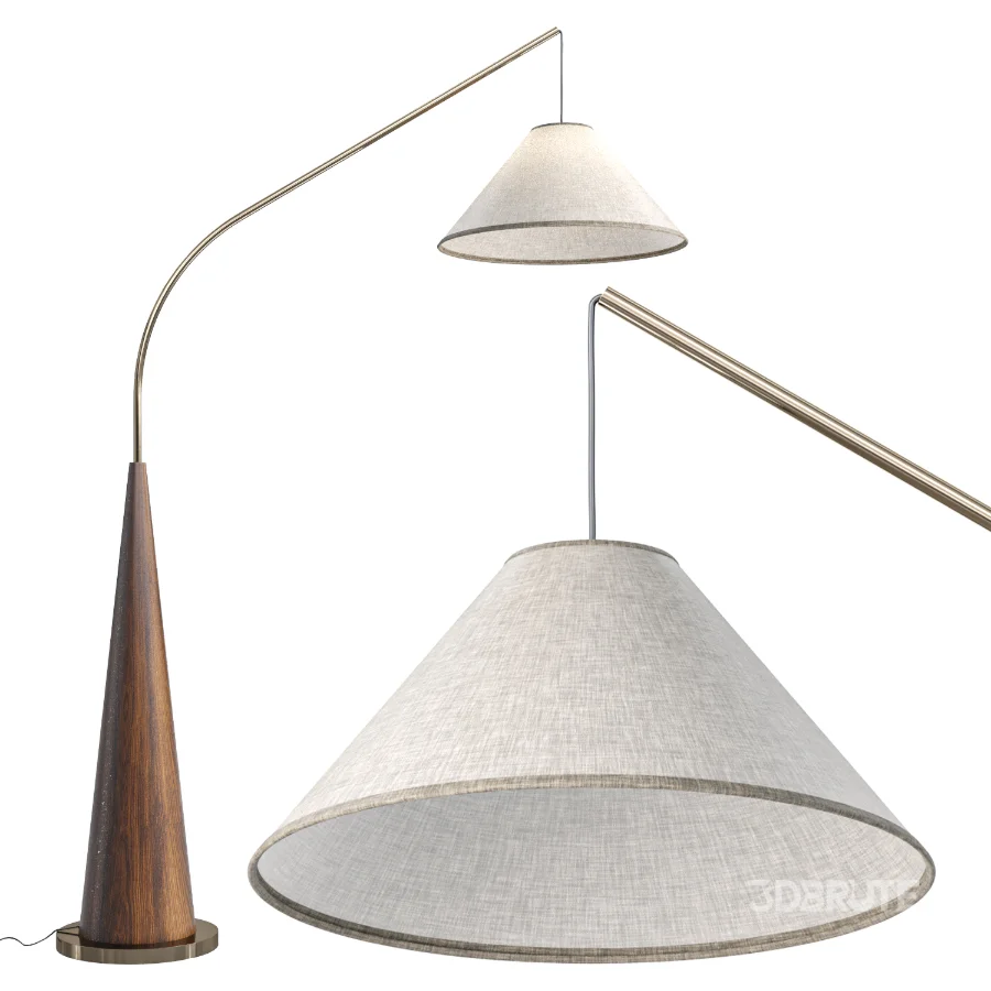 Gibson Arc Floor Lamp Image 3