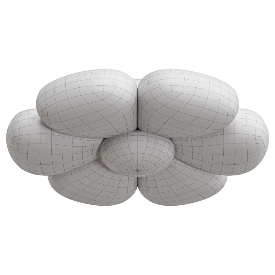 Six leaf Flower Kids Room Ceiling Lamp Image 7
