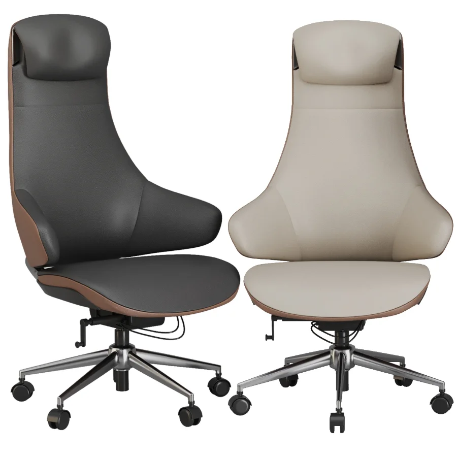 luxury genuine office chair Image 6
