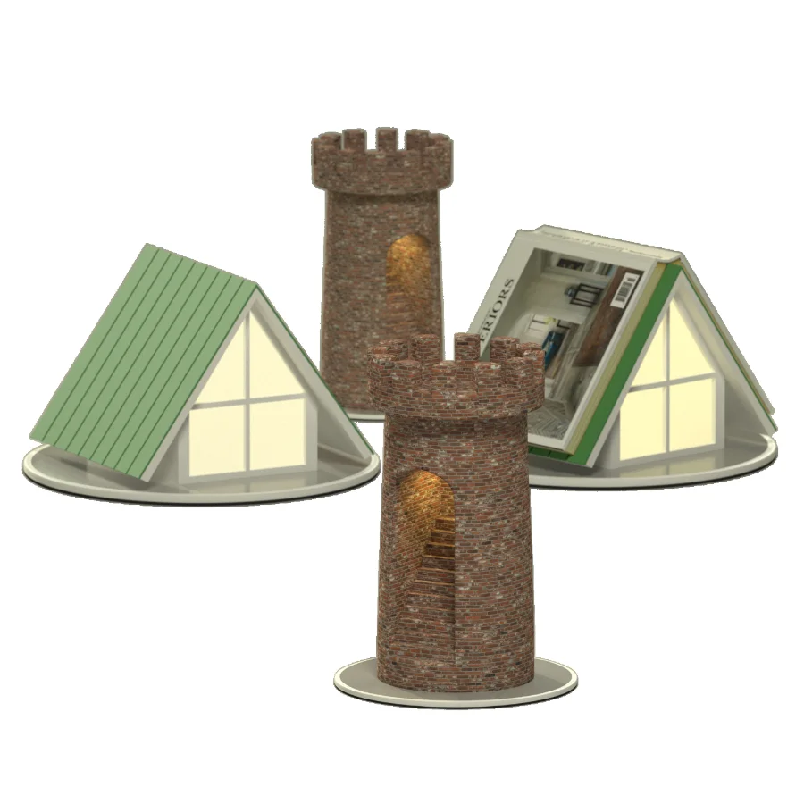 Castle Towers and Houses Image 4