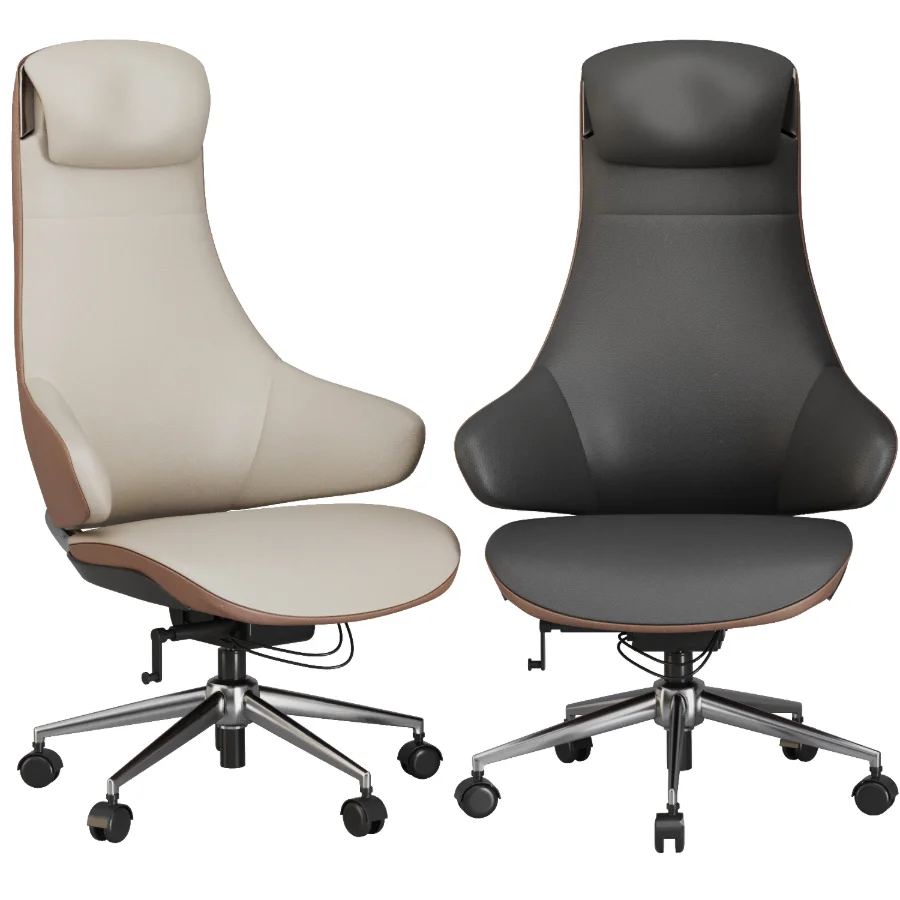 luxury genuine office chair Image 7