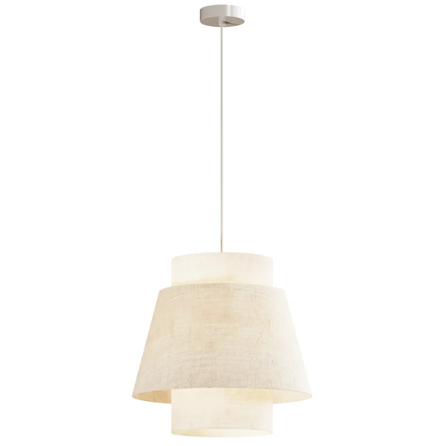 Japandi Tribute Cream Pendant Lamp Image 2