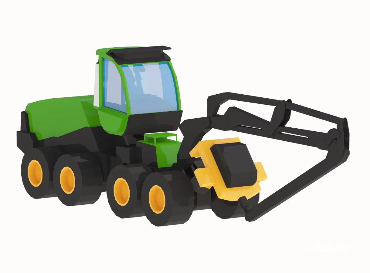 Harvester Forestry 1740 G Simplified Image 1