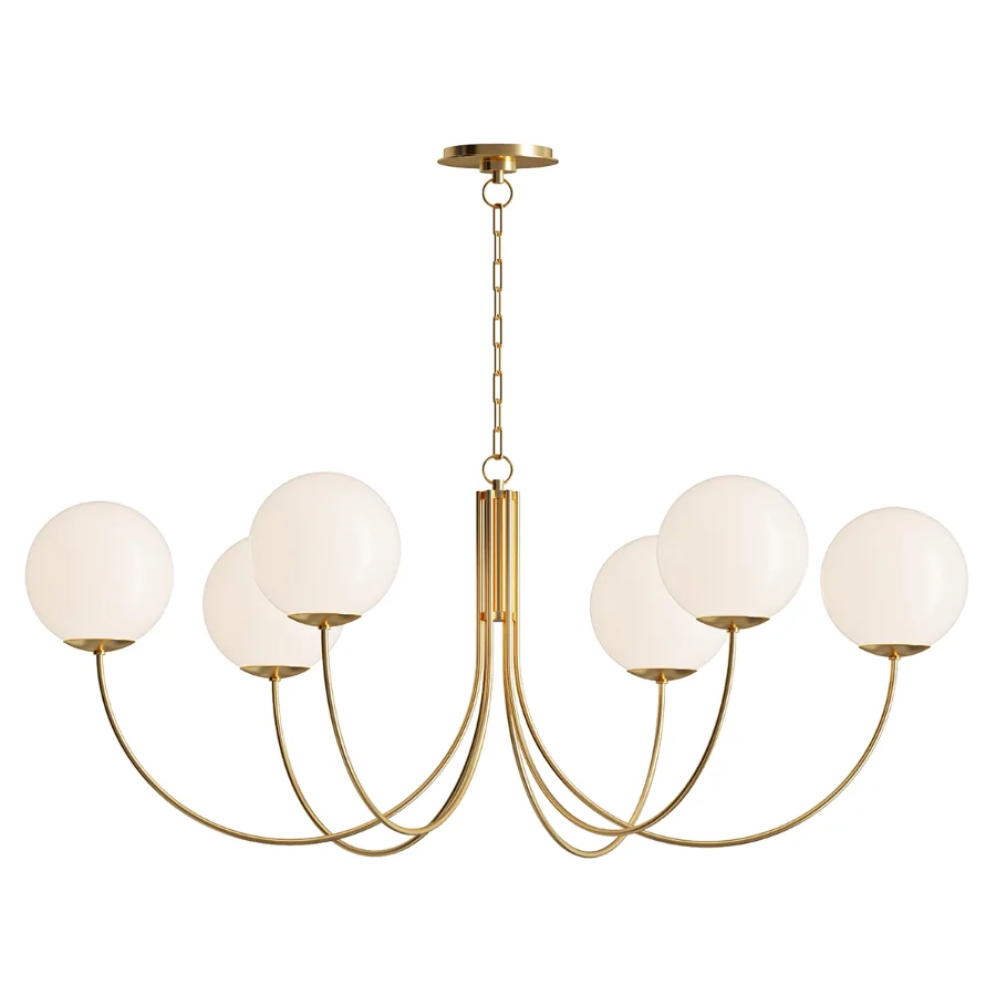 Kate Spade Noemie Linen Chandelier Image 1