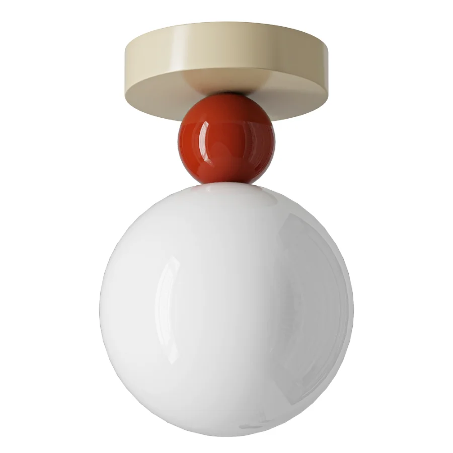 Lunar Resin Ceiling Light Image 2