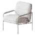 Castel Velour Milk Armchair - Thumbnail 6
