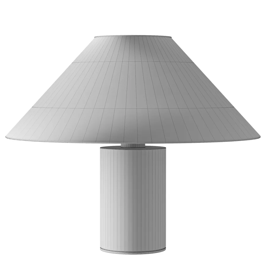 Zara Home Metal Fabric Table Lamp Image 2