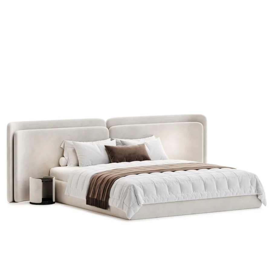 Modern Double Bed 02 Image 3