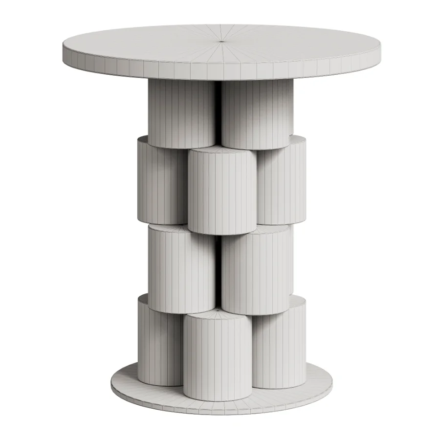 Kari Side Table Teak d45 Image 4