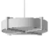 Uttermost Cresson Brass Linen Pendant - Thumbnail 3