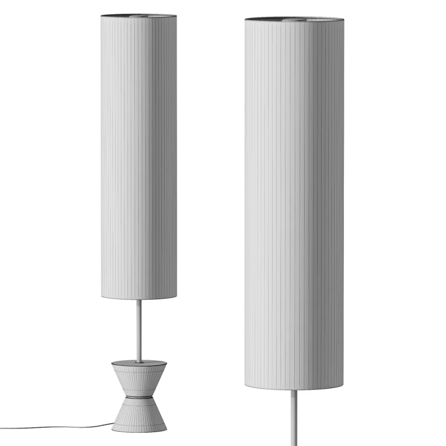 Costello Walnut Floor Lamp Image 3