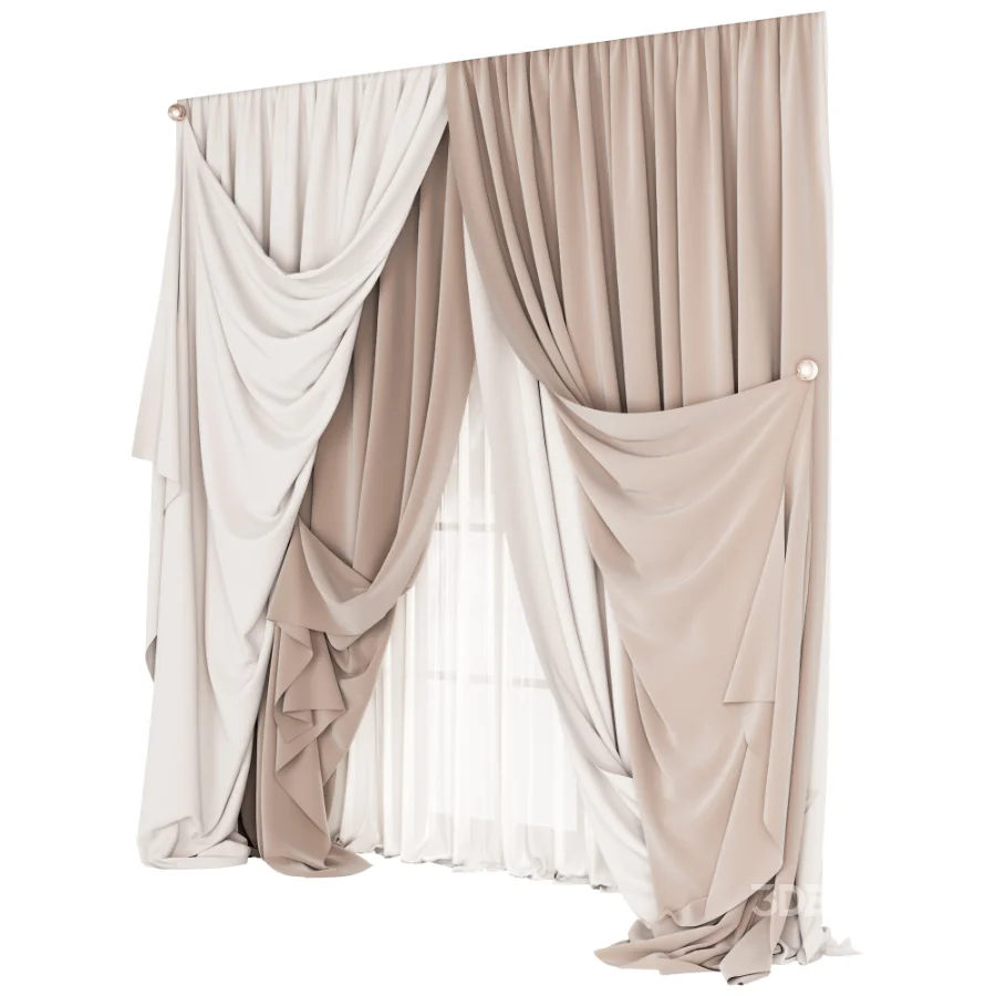 Silk and Cotton Curtain St 111 Image 3