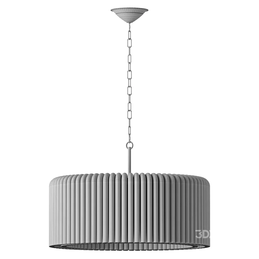 Vertical Glass Rod Pendant Chandelier Image 4