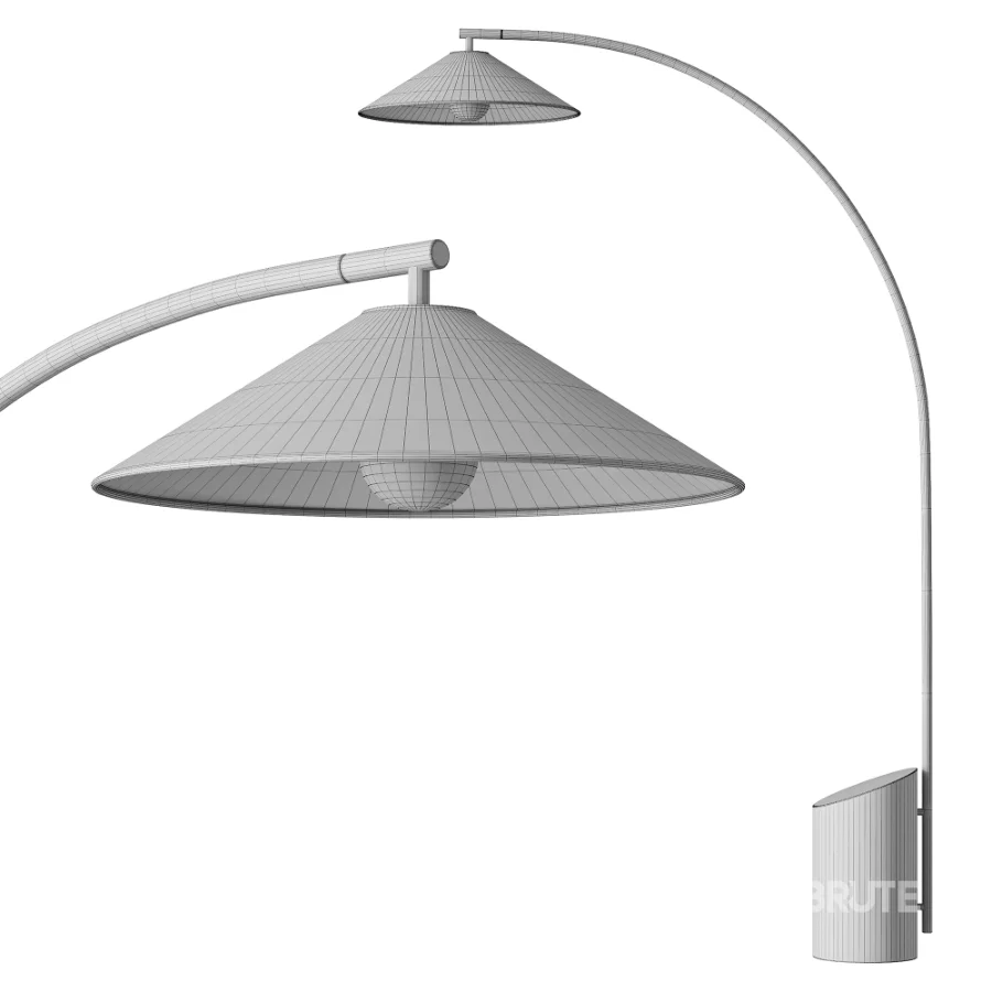 West Elm Kern Marble Floor Lamp Image 3