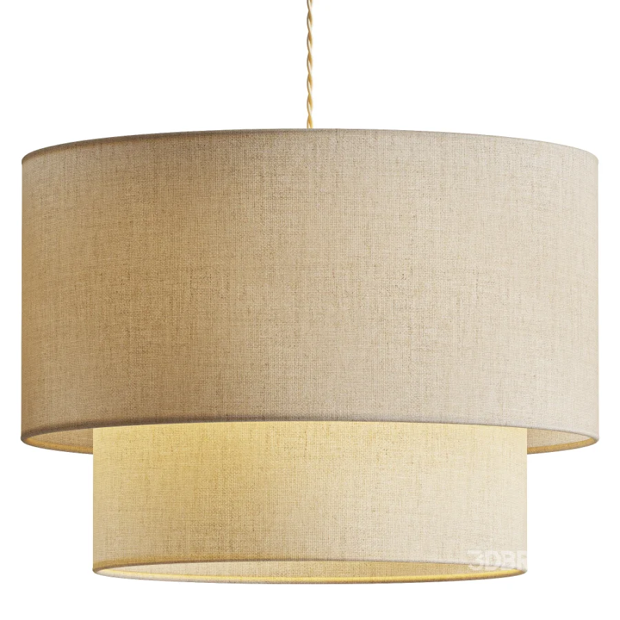 Biosag Aeroloom Layered Fabric Pendant Light Image 1