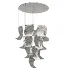 CR ACRYLIC WAVE CHANDELIER - Thumbnail 2
