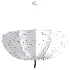 Nordic Cream Fabric Pendant Light - Thumbnail 1