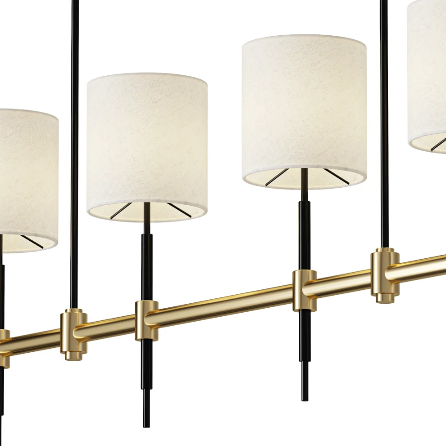 Reese Metal Linear Chandelier Image 2