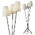 Renwick Linen Floor Lamp - Thumbnail 1
