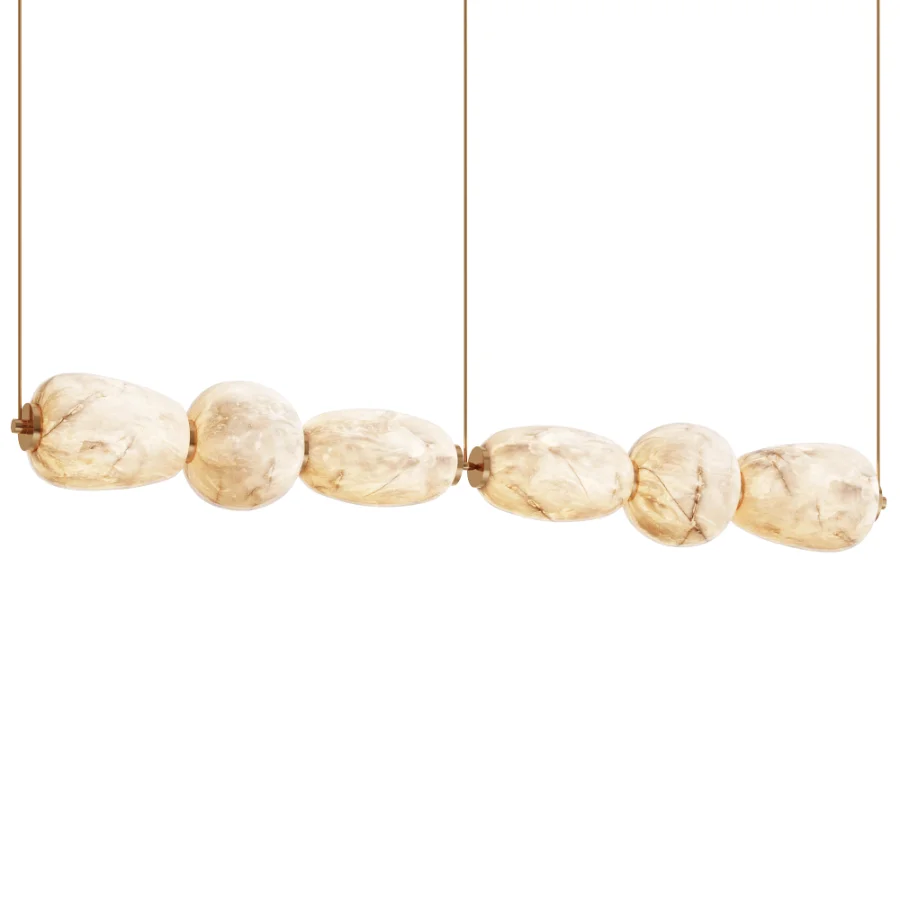 Alabaster Solid Ball Light Image 3